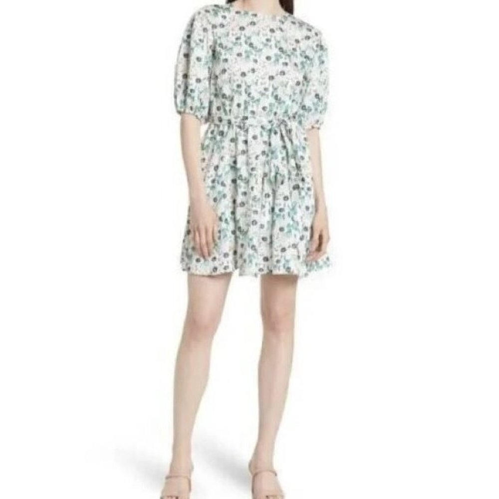 Melloday Floral Print Open Back Dress size XL